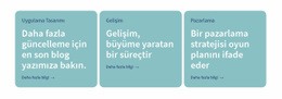 3 Metin Içeren Sütunlar Için Sayfa Oluşturucu