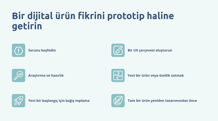 Dijital ürün prototipleme Web Sitesi Oluşturucu Şablonları