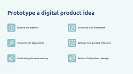 Digital Product Prototyping - Custom Website Builder