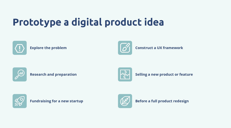 Digital product prototyping Website Design