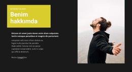 Seyahat Blogcusu Temel CSS Şablonu