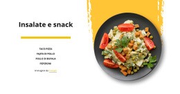 Mockup Di Sito Web Gratuito Per Insalata Messicana