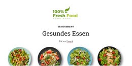 Kreativster Website-Builder Für Vier Leichte Salate
