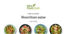 Quatre Salades Légères - Inspiration Pour La Conception De Sites Web