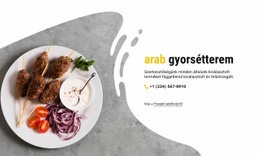 Arab Gyorsétterem - HTML-Sablon Letöltése