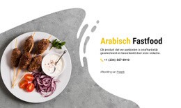 Arabisch Fastfood - HTML Template Generator