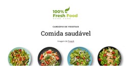 Quatro Saladas Leves Download Gratuito Do Modelo CSS