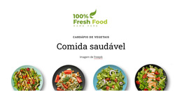 Quatro Saladas Leves - Melhor Design De Modelo De Site