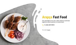 Arapça Fast Food Yemek Restoranı