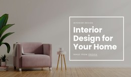 Interior design for your home - CSS Template by Nicepage