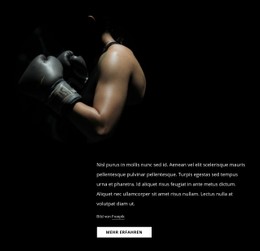 Kickboxen Für Frauen HTML-CSS-Websitevorlage