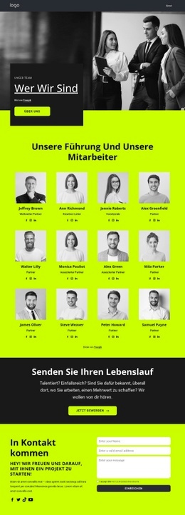 Um Großartige Arbeit Zu Leisten, Braucht Es Großartige Menschen - Online HTML Page Builder