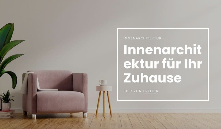 Innenarchitektur für Ihr Zuhause Vorlage