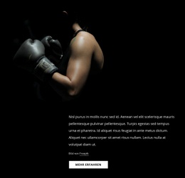 Kickboxen Für Frauen - Modernes Website-Design