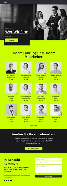 Um Großartige Arbeit Zu Leisten, Braucht Es Großartige Menschen – Gebrauchsfertiges WordPress-Theme