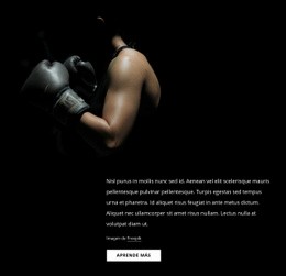 Kickboxing Femenino - Funcionalidad Del Creador De Sitios Web