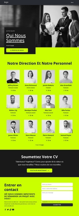 Il Faut Des Gens Formidables Pour Faire Du Bon Travail - Online HTML Page Builder