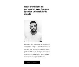 Modèle De Page De Destination Pour Des Formations Pour Les Grandes Entreprises