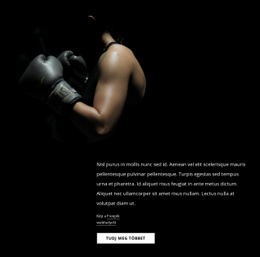 Női Kick -Box - HTML-Sablon Letöltése