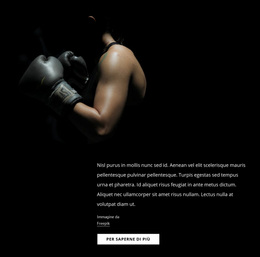 Kickboxing Femminile - Tema WordPress Pronto Per L'Uso