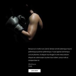 Vrouwelijk Kickboksen - Klaar Voor Gebruik WordPress-Thema