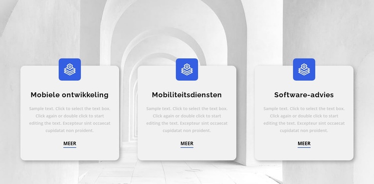 Drie redenen om met ons samen te werken Website mockup