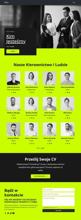 Do Wielkiej Pracy Potrzebni Są Wspaniali Ludzie - Responsywny Projekt