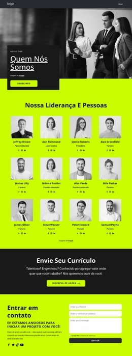 É Preciso Grandes Pessoas Para Fazer Um Ótimo Trabalho - Online HTML Page Builder