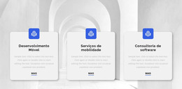 Três Razões Para Trabalhar Conosco - Modelo HTML5 Responsivo