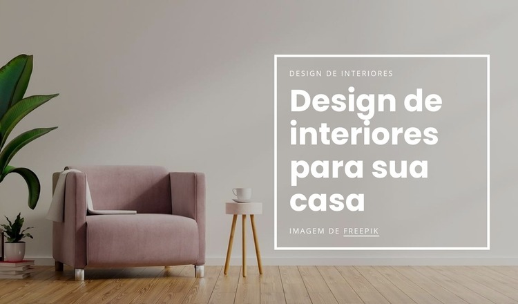 Design de interiores para sua casa Template Joomla