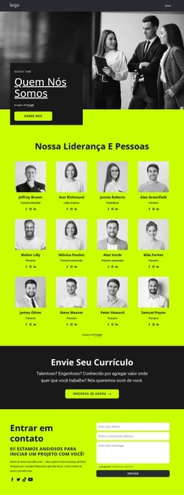 Página De Destino Impressionante Para É Preciso Grandes Pessoas Para Fazer Um Ótimo Trabalho