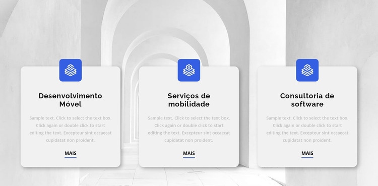 Três razões para trabalhar conosco Landing Page