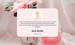 Güzellik Ustasının Gözden Geçirilmesi - HTML Sayfası Şablonu