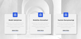 Bizimle Çalışmak Için Üç Neden - Web Şablonu