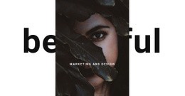 Beauty Master - Homepage Design