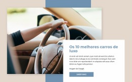 Os Melhores Carros De Luxo - Modelo HTML5 Responsivo