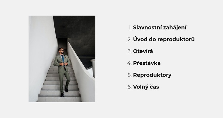 Tréninkový program Šablona CSS