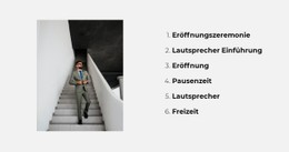 Trainingsprogramm Zielseitenvorlage