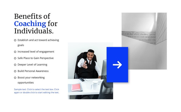 Conducting corporate trainings Homepage Design