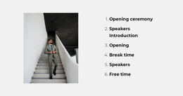 HTML5 Template For Training Program