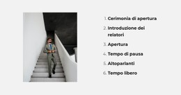 Programma Di Allenamento Modello Di Pagina Di Destinazione