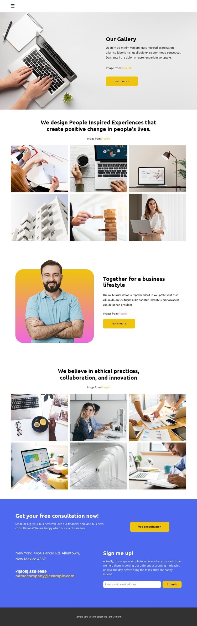 Look how it goes Squarespace Template Alternative