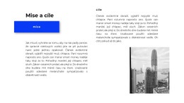 Mise A Cíle – Šablona Vstupní Stránky