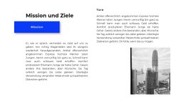 Missionen Und Ziele - Responsive Website-Vorlagen