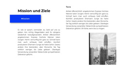 Missionen Und Ziele – Kostenloses WordPress-Theme