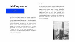 Misiones Y Metas - Plantilla Gratuita