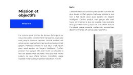 Missions Et Objectifs - Modèle Gratuit