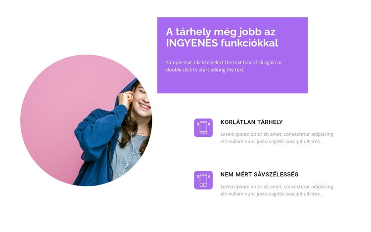 Technológia az üzleti életben HTML Sablon