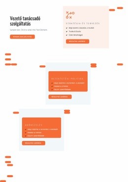 Tanácsadó És Coaching Szolgáltatások - Webhelysablonok