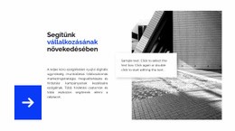 Irány Az Üzleti Életben - Weboldal Sablon
